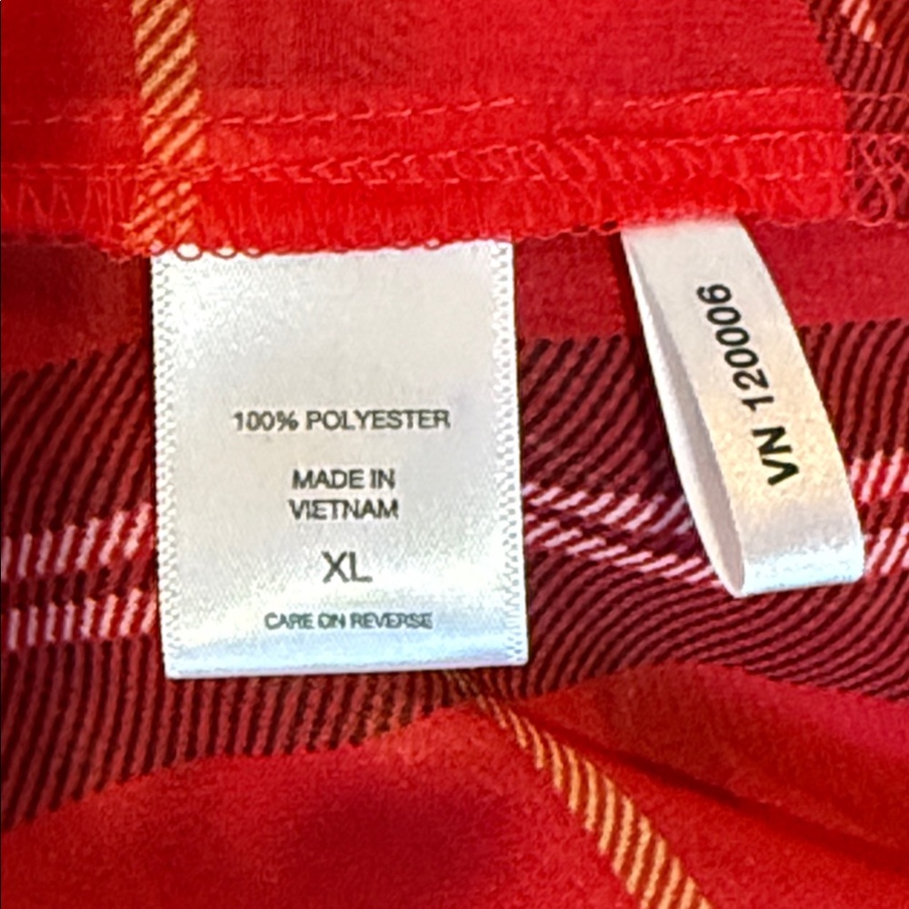 New York & Company Plaid Blouse (XL). - Picture 9 of 10